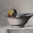 Nature morte aux pommes, détail