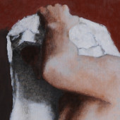 Nu au drap, détail
